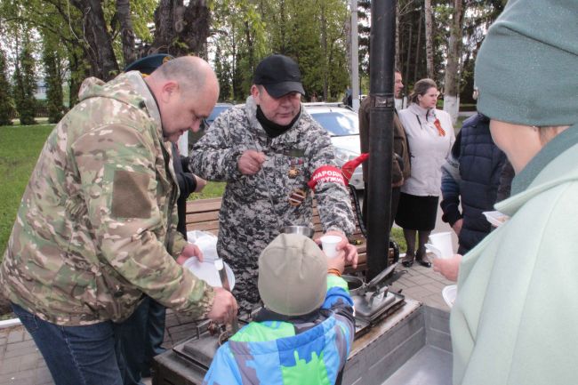 9 мая «солдатская» каша в Архангельском стала традицией