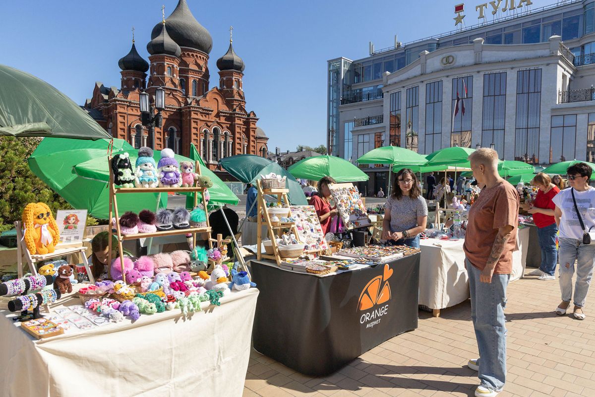 Осенняя ярмарка самозанятых прошла в Туле