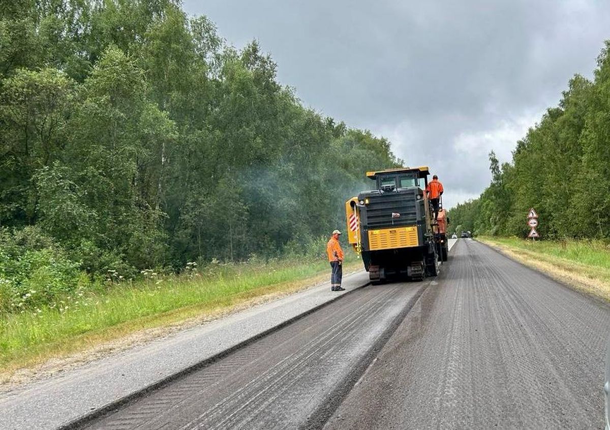 В Тульской области обновили 50 км дорог, ведущих к малым населенным пунктам