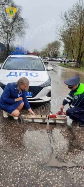 Прокуратура проверяет состояние дорог в Кимовске