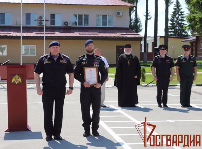 Тульские росгвардейцы приняли участие в мероприятиях в честь Дня России