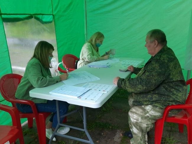 Жители алексинских ПВР приняли участие в выборах законодательных органов ДНР, ЛНР, Запорожской и Херсонской областей