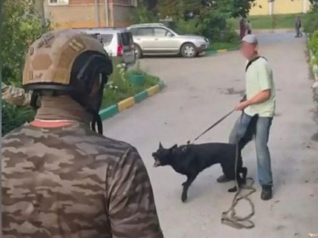 В Туле наркодилер отбивался собакой от полицейских