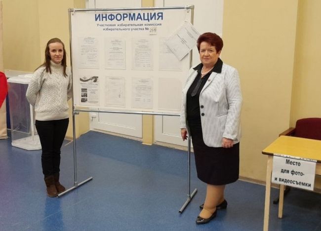 Галина Фомина побывала на избирательных участках