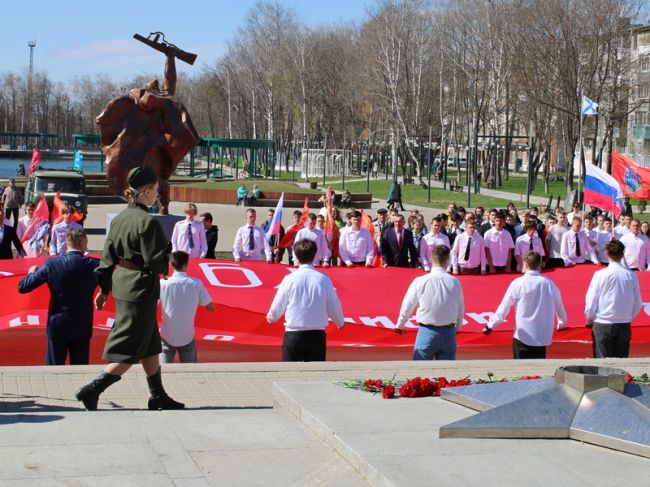 В Узловой состоялся военно-патриотический марафон