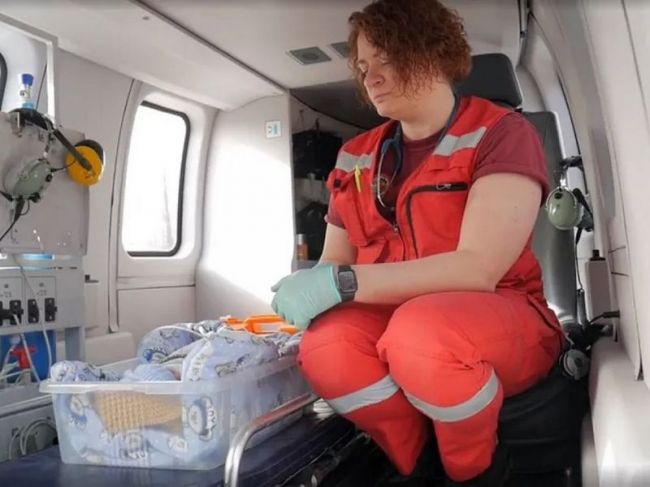 Младенца из Тульской области доставили в московскую больницу вертолетом