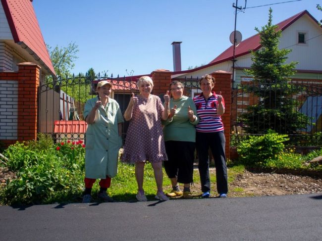 Жители посёлка Каменецкий благодарны за ремонт дороги