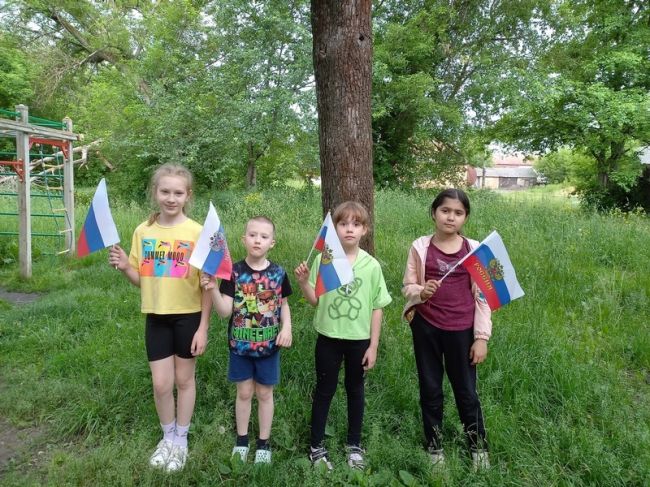 В Узловском районе проходит акция «Флаг во дворах»