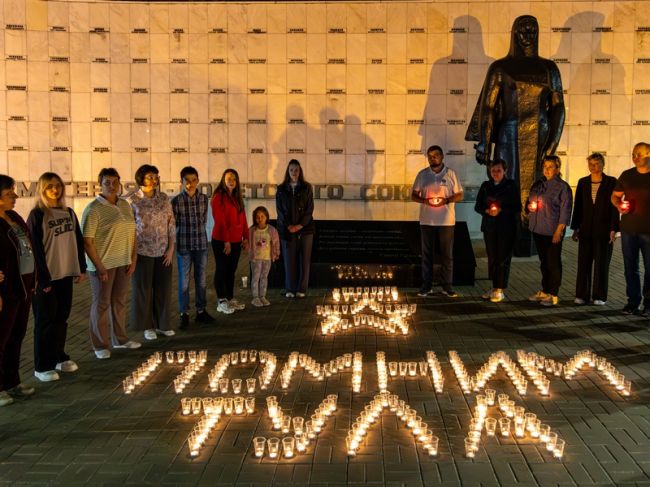 Тысячи свечей зажгли энергетики в память о героях Великой Отечественной войны