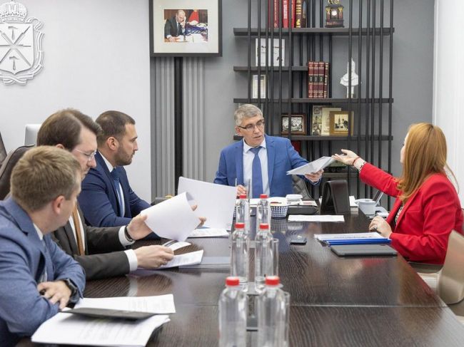 Дмитрий Миляев провел рабочую встречу с инвесторами особой экономической зоны «Узловая»