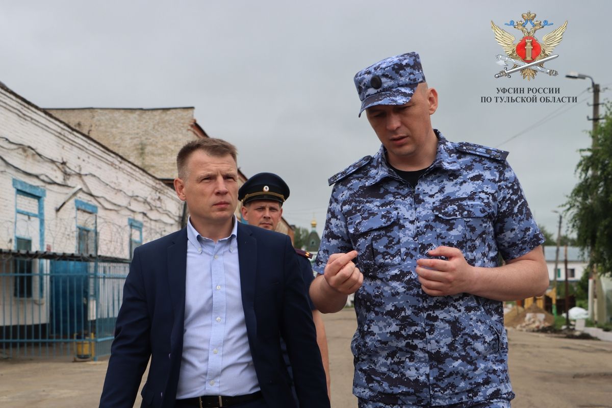 Александр Головин посетил исправительную колонию №1 УФСИН России  по Тульской области