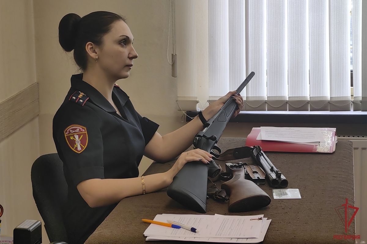 В Тульской области росгвардейцы за неделю изъяли 28 единиц оружия