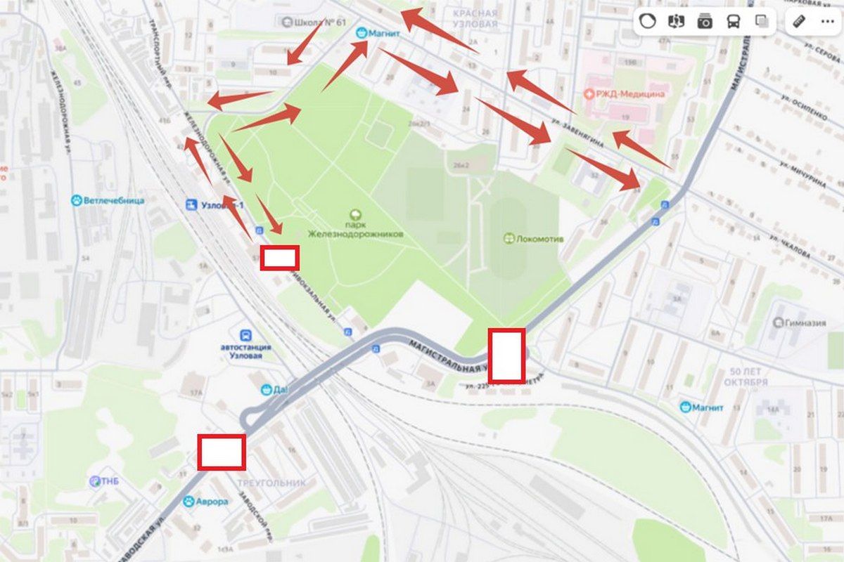 Внимание: перекрытие дорожного движения в Узловой