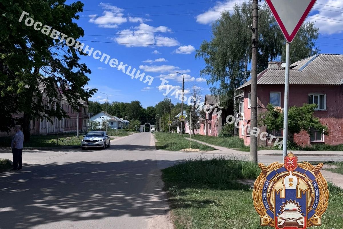 В Узловой юный велосипедист пострадал в ДТП