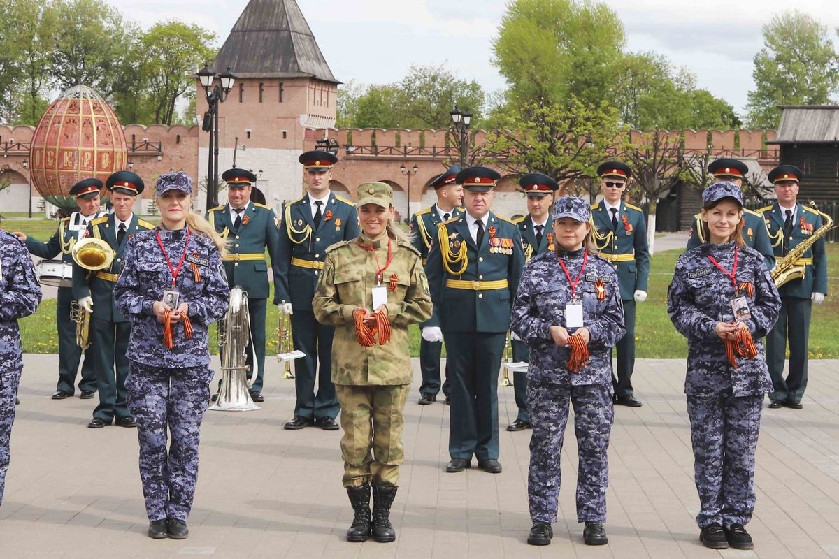 Тульские росгвардейцы присоединились ко всероссийским патриотическим акциям Тульские росгвардейцы присоединились ко всероссийским патриотическим акциям