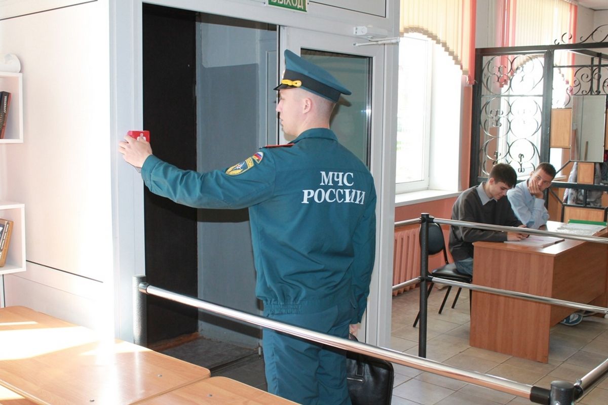 В техникуме Б.Ф.Сафонова прошло тренировочное занятие по эвакуации