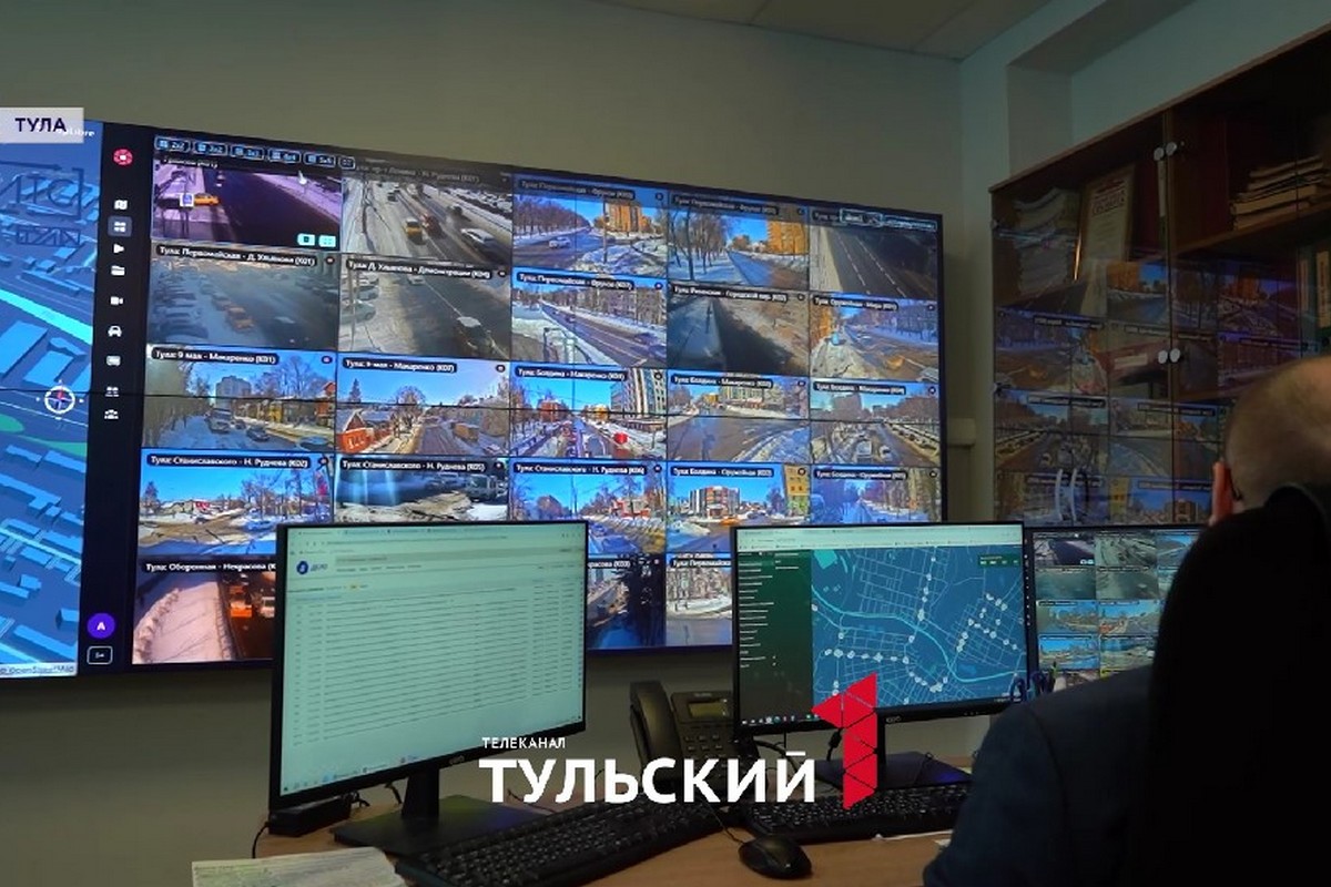 «Умные» камеры начали прогнозировать гололедицу на дорогах Тульской области