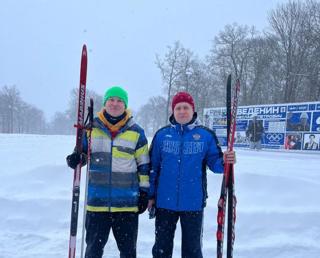 Представители Веневского районного суда приняли участие в лыжном марафоне