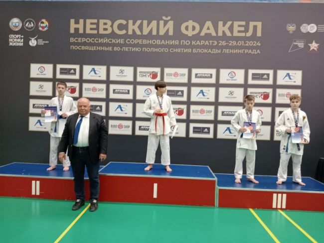 Веневские каратисты стали призерами во всероссийских соревнованиях в Санкт-Петербурге