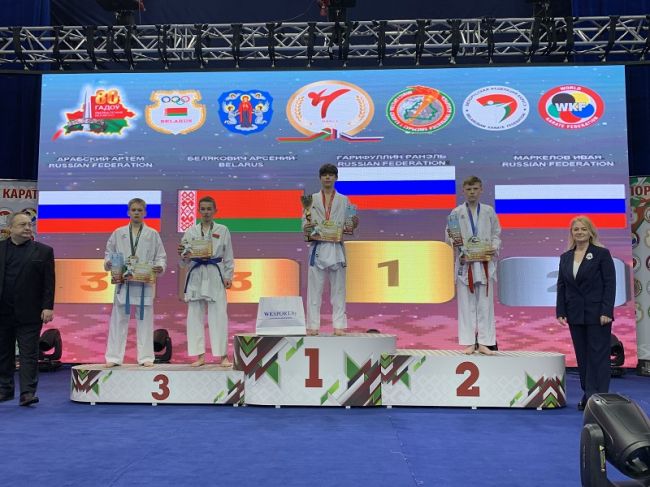 Веневский каратист завоевал серебро на международном турнире в Минске