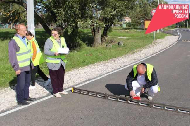 В Веневском районе отремонтировали участок дороги «Мордвес-Даровая»