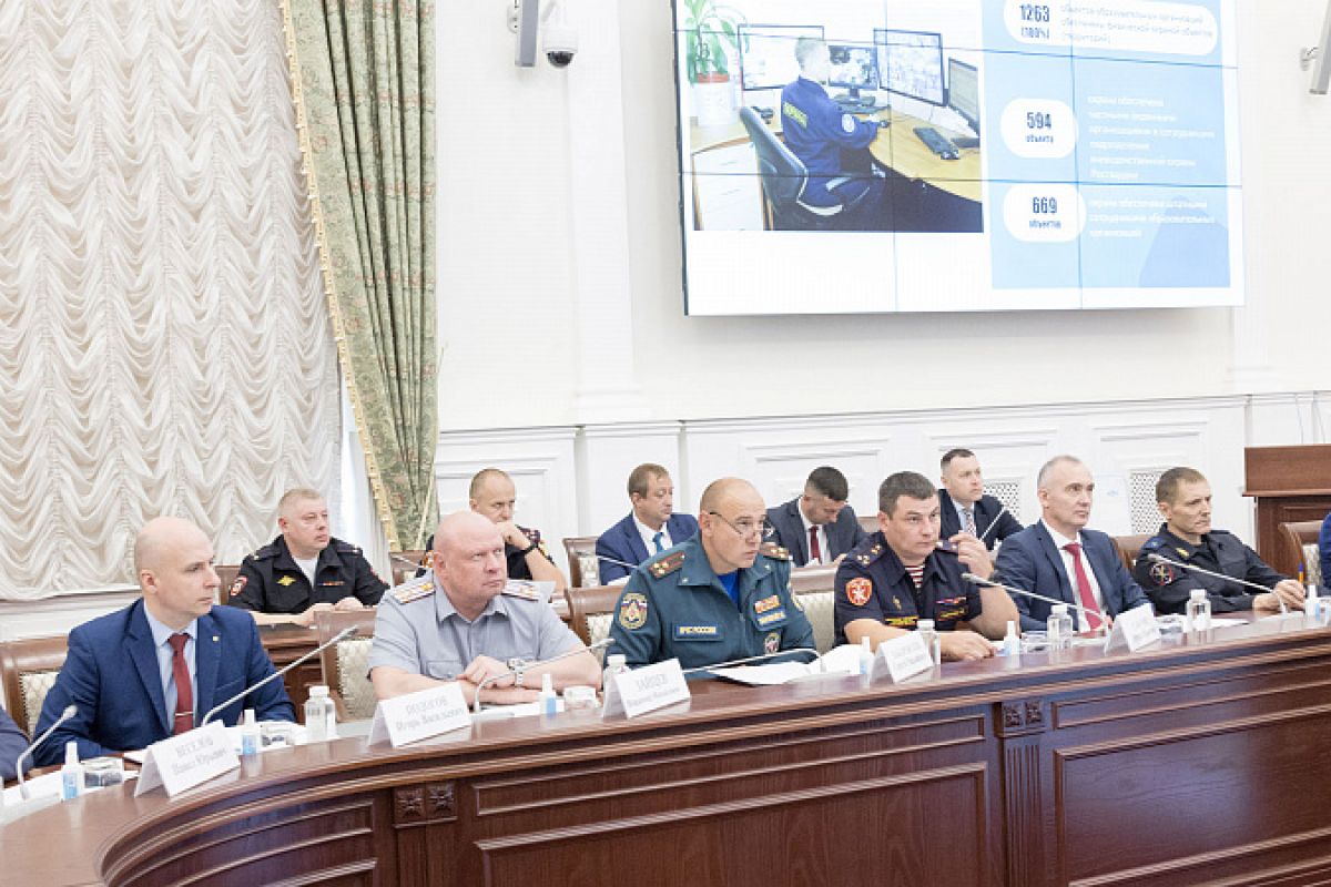 Дмитрий Миляев провел заседание антитеррористической комиссии