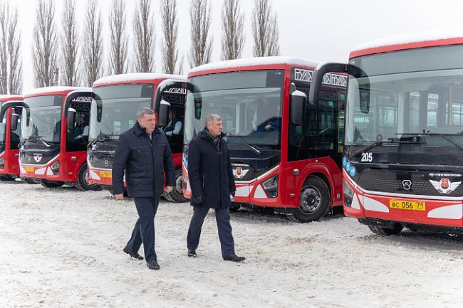 В Тулу поступили новые автобусы
