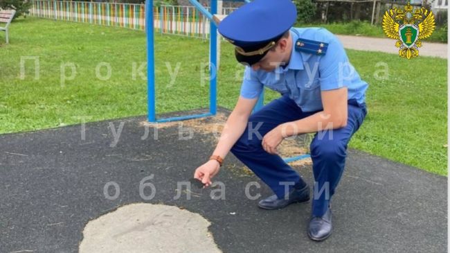 Заокская прокуратура проверила детские площадки
