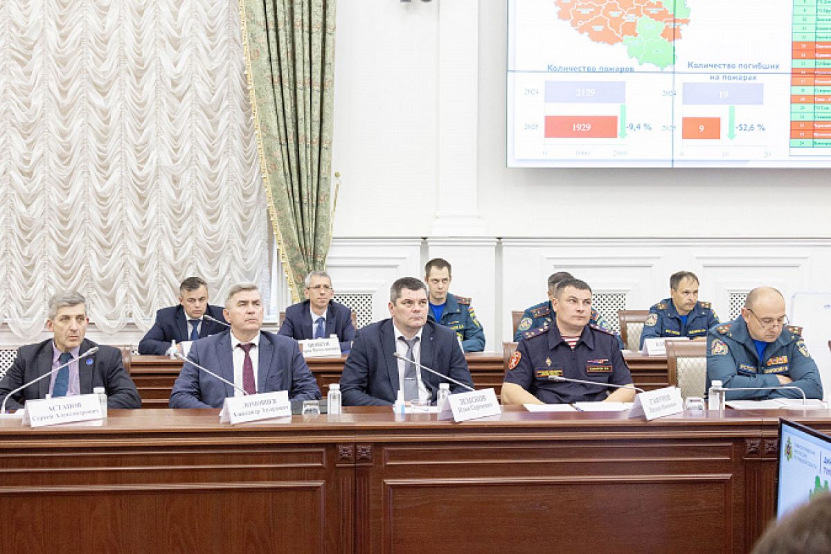 Дмитрий Миляев провел заседание комиссии по предупреждению и ликвидации чрезвычайных ситуаций