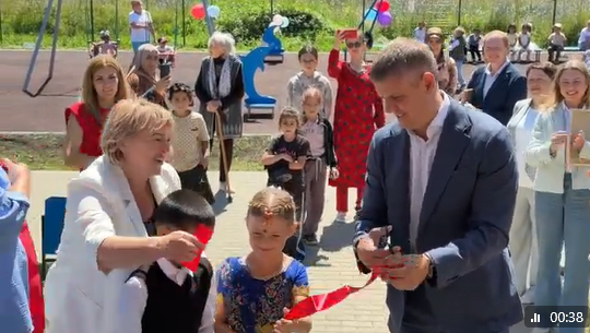 Торжественное открытие детского сада в посёлке Горный Торжественное открытие детского сада в посёлке Горный