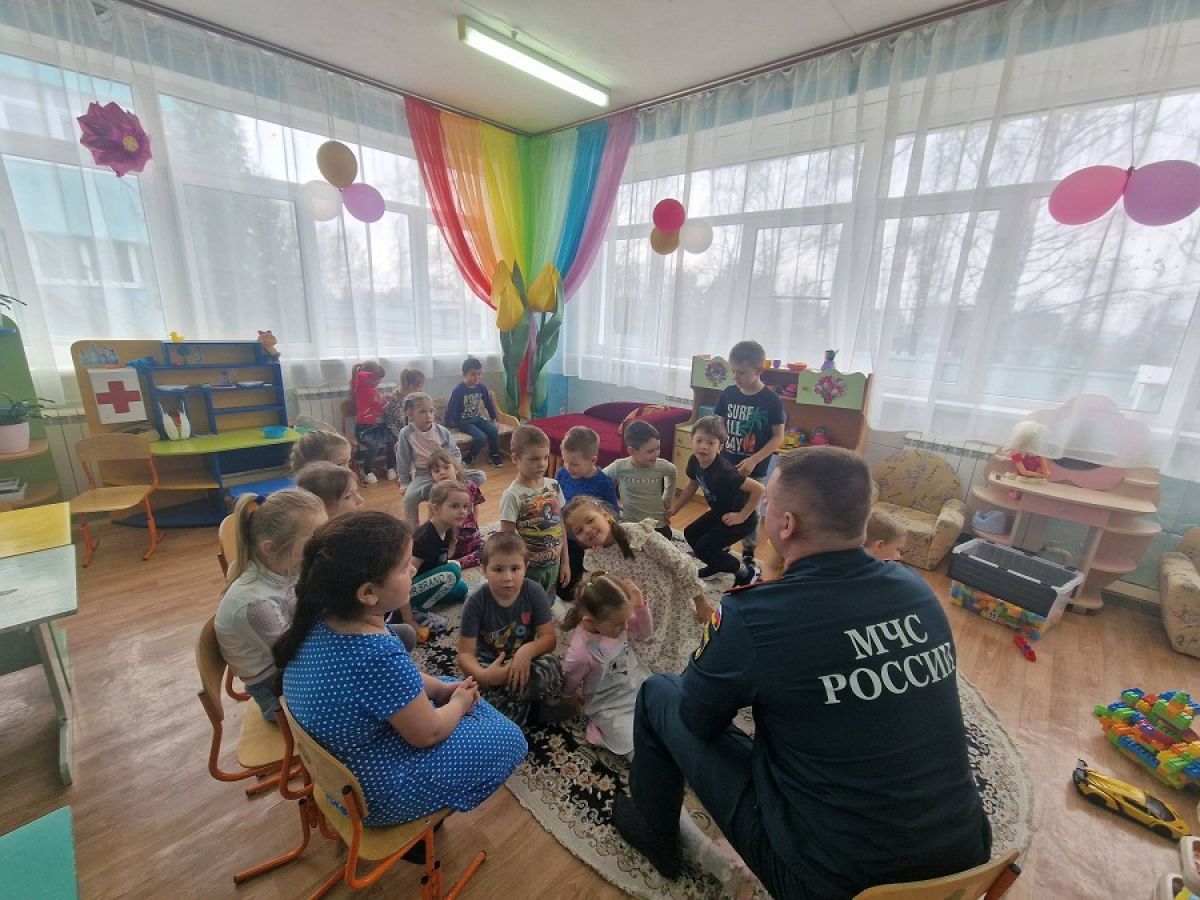 Тематическая беседа о пожарной безопасности в детском саду