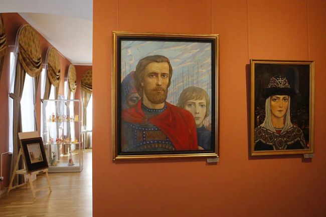 В Крапивне открылась выставка Ильи Глазунова «Поле Куликово»