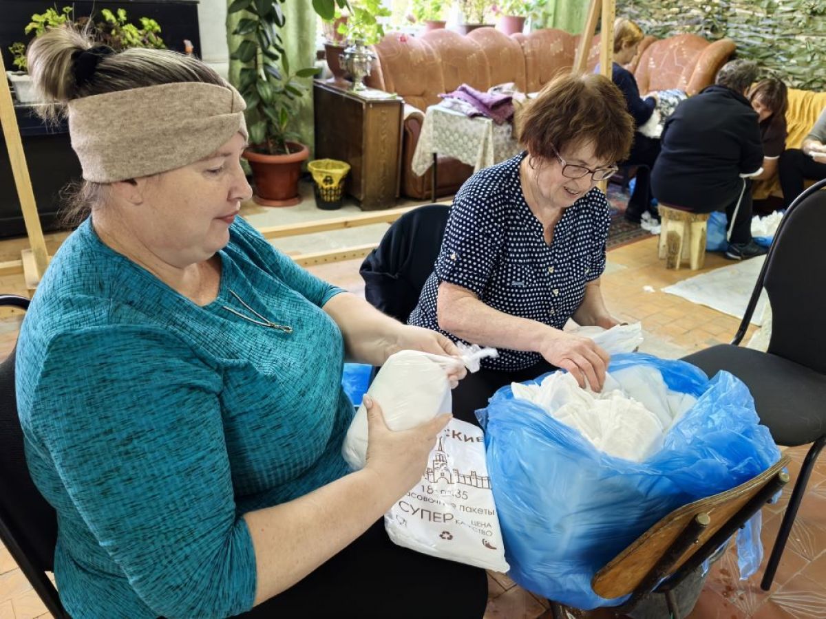 Из Тепло-Огаревского района на фронт отправили 2 тонны влажных салфеток