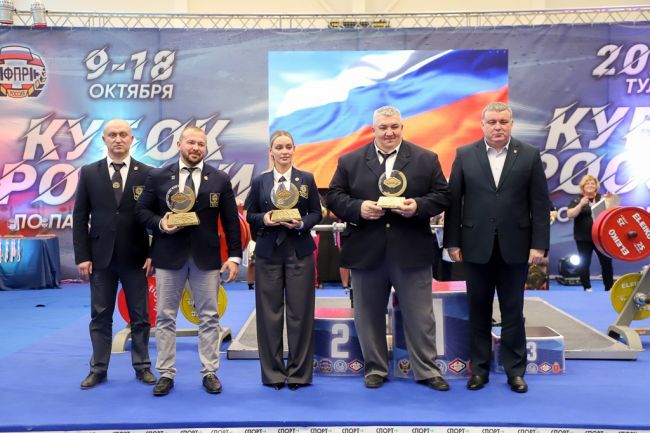 В Туле наградили обладателей Кубка России по пауэрлифтингу