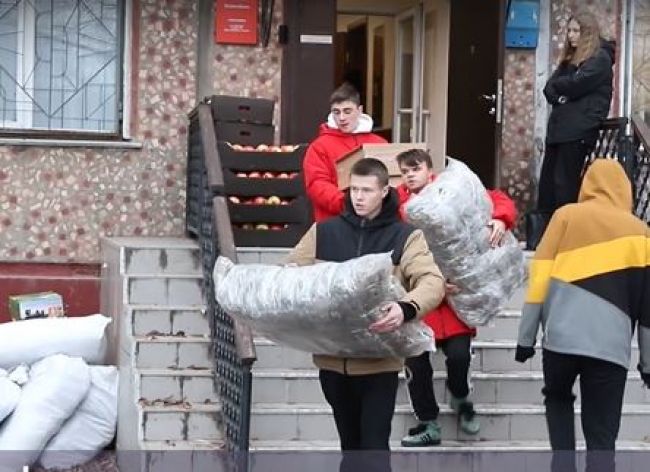 На Донбасс доставлен очередной груз из Тульской области