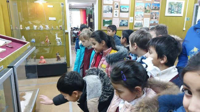 Школьники посетили Ясногорский художественно-краеведческий музей
