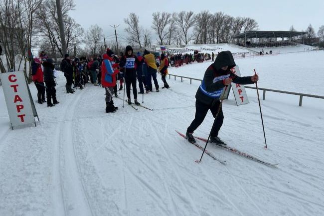 В Ясногорске состоялись соревнования по лыжному спринту