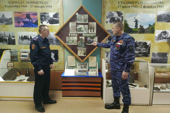 Росгвардеец из Тульской области  создал  музей Забытая история в школе