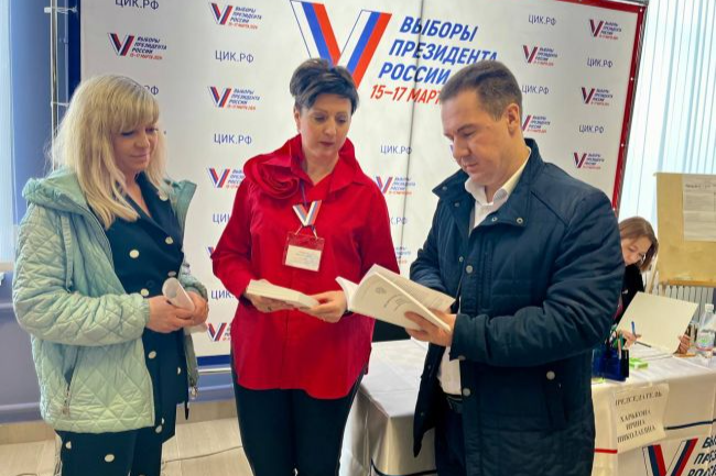 Ход голосования в Веневском районе оценили члены Общественного штаба по наблюдению за выборами
