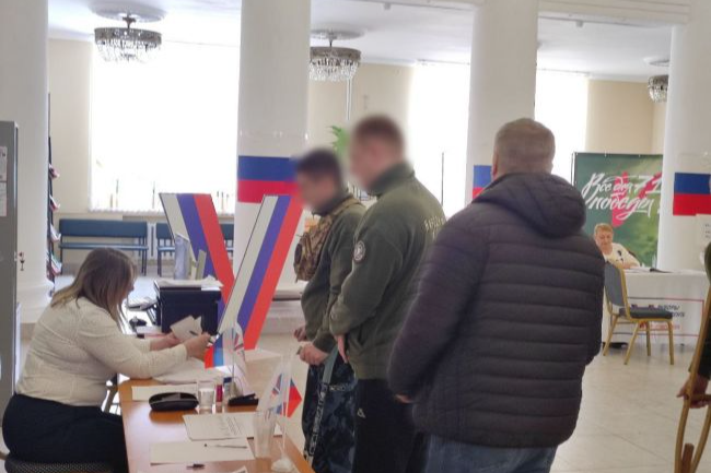 Участники СВО проголосовали на выборах Президента России