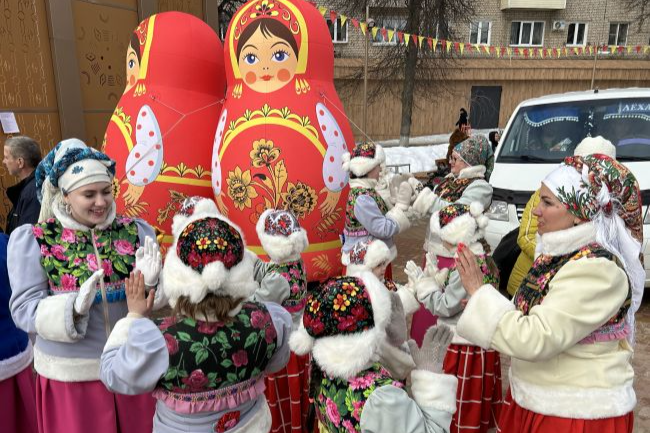 В Ясногорском районе проводили зиму в лучших русских традициях