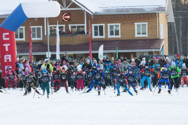 В Ночной лыжной гонке памяти Вячеслава Веденина участвовало более 700 спортсменов