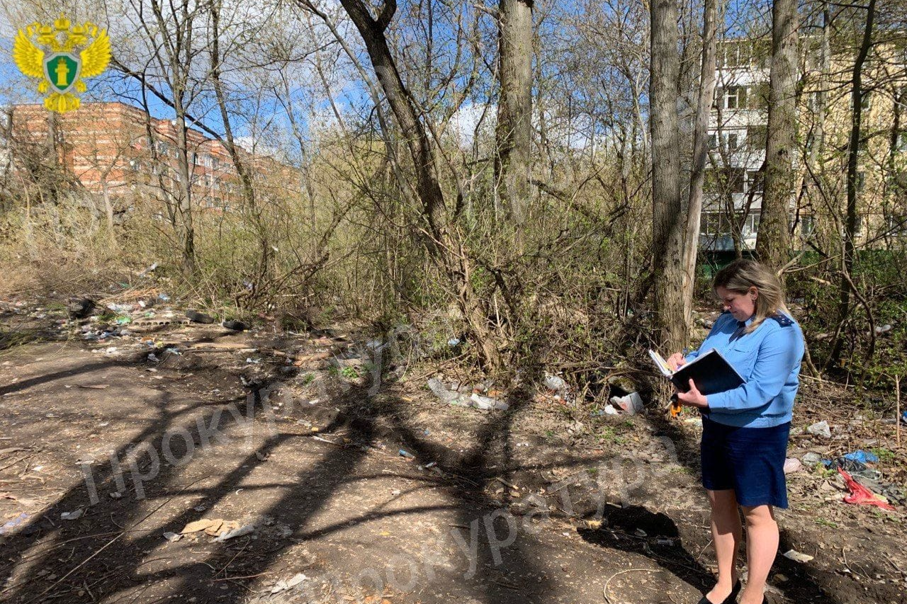 В Донском провели проверку по факту образования несанкционированной свалки бытовых отходов