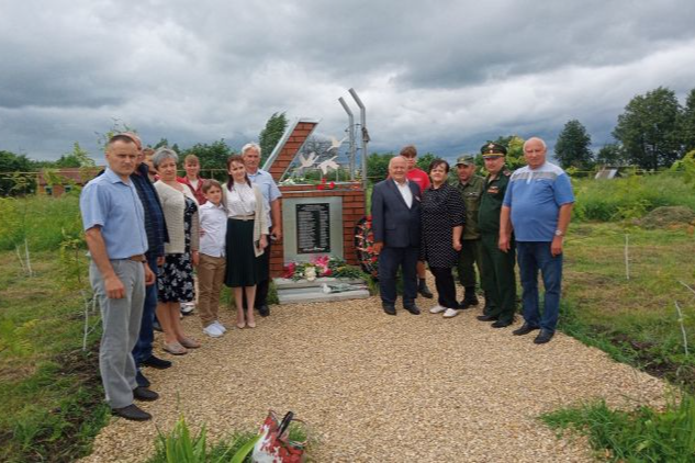 В Плавском районе открыли обелиск памяти погибшим в годы Великой Отечественной войны