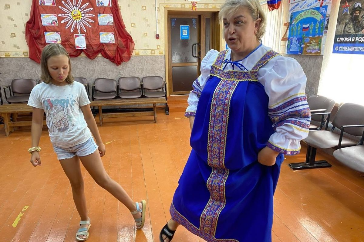 Юные жители села Теляково погрузились в мир детского фольклора