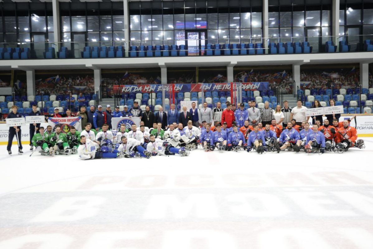 В Туле состоялась церемония закрытия Всероссийских соревнований по следж-хоккею среди ветеранов СВО