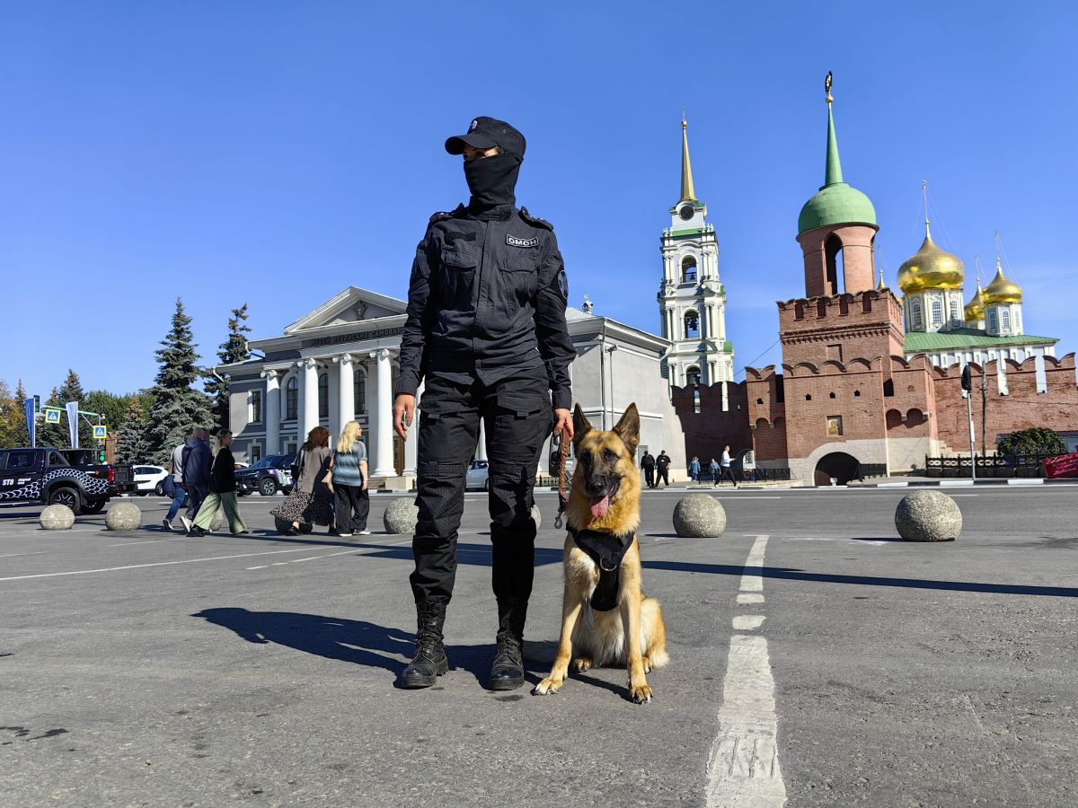Тульские росгвардейцы обеспечили безопасность мероприятий в День города Тулы