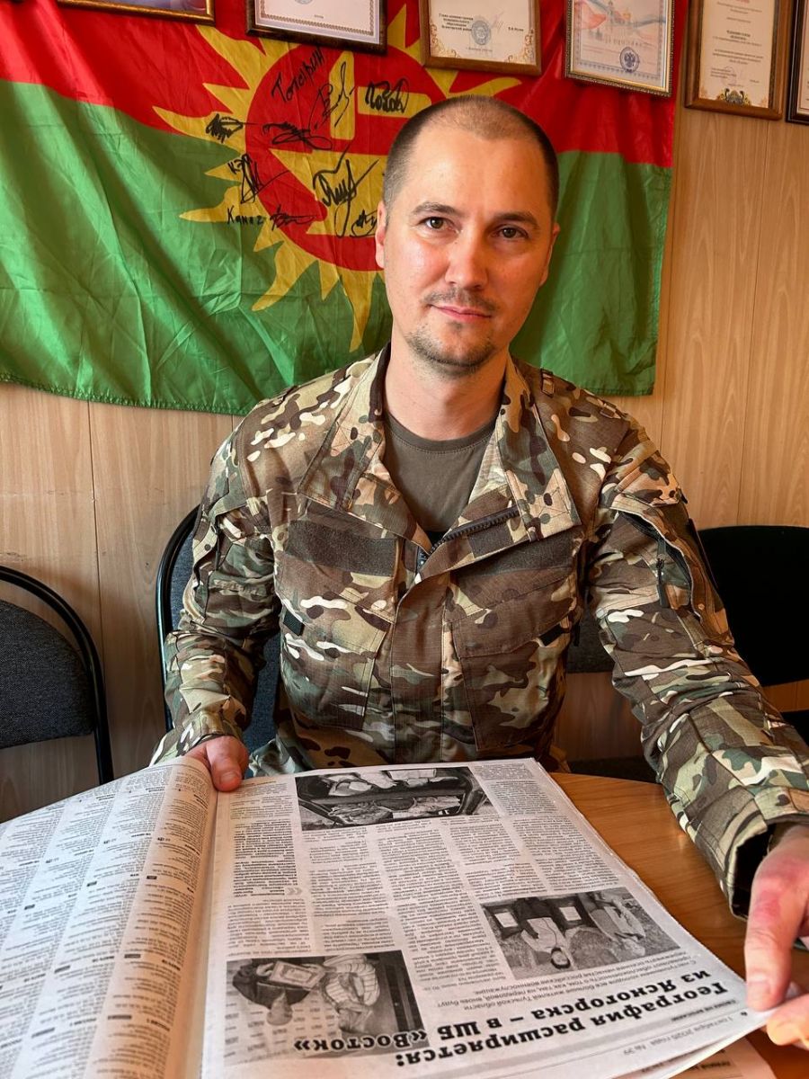 «Герои нашего времени»: военнослужащий с позывным  Ящер