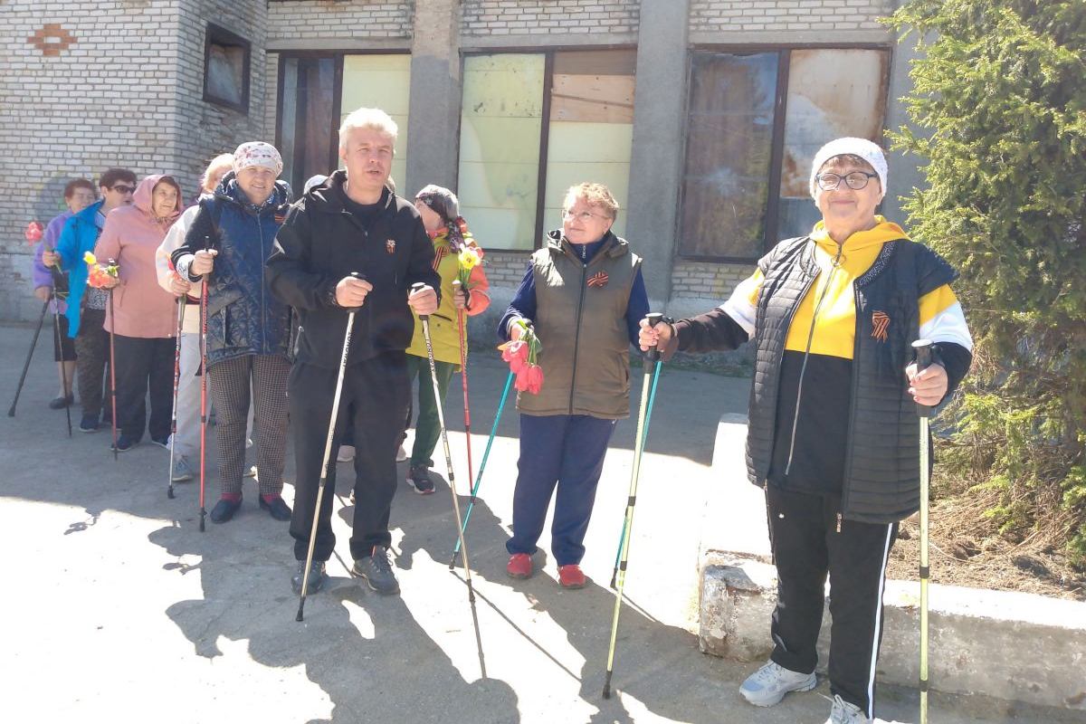 В Ясногорском районе состоялся скандинавский марафон к 80-летию Великой Победы