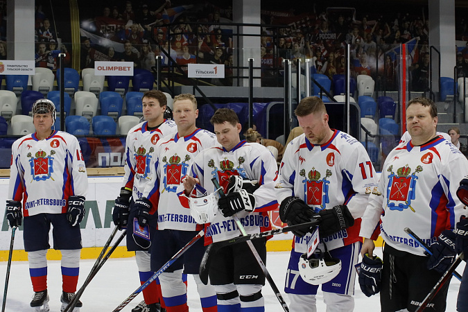 2:2 - победила дружба: в Туле состоялся товарищеский хоккейный матч, посвященный 12-летию воссоединения Крыма и Севастополя с Россией